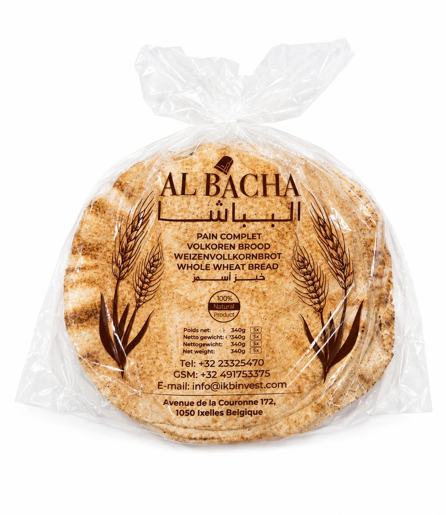 Libanese Whole Wheat Bread 5x20pcs