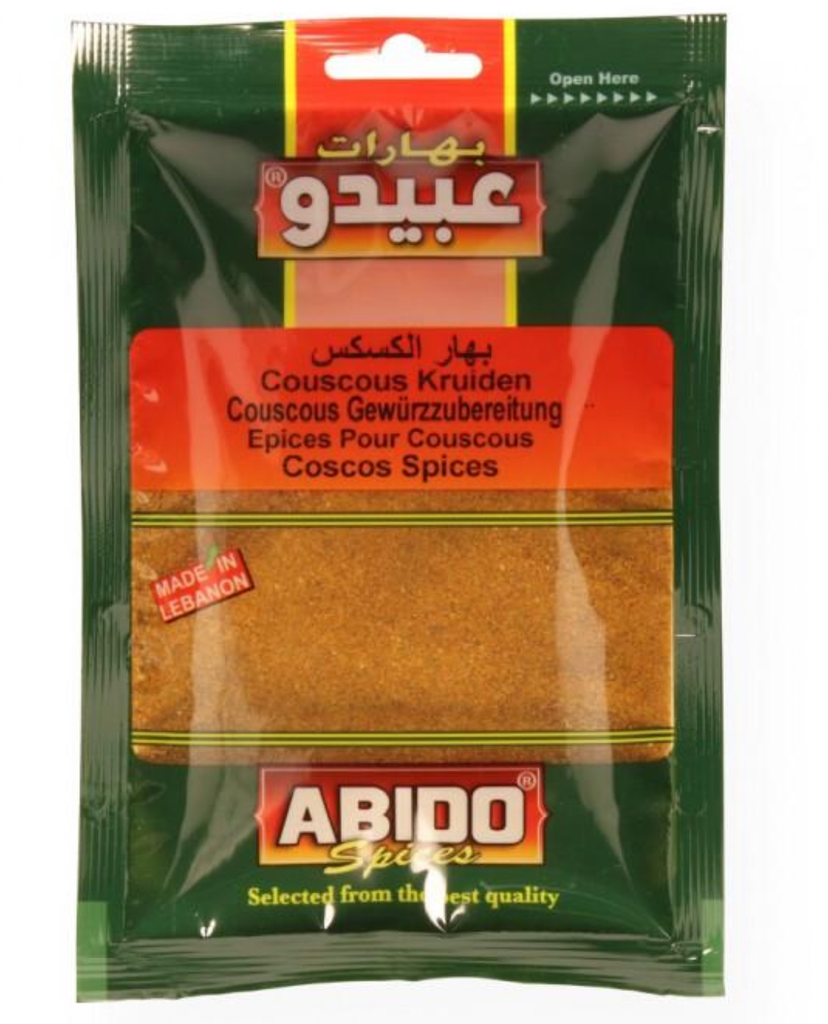 Abido Couscous Spices (Baharat Couscous) 10x50g