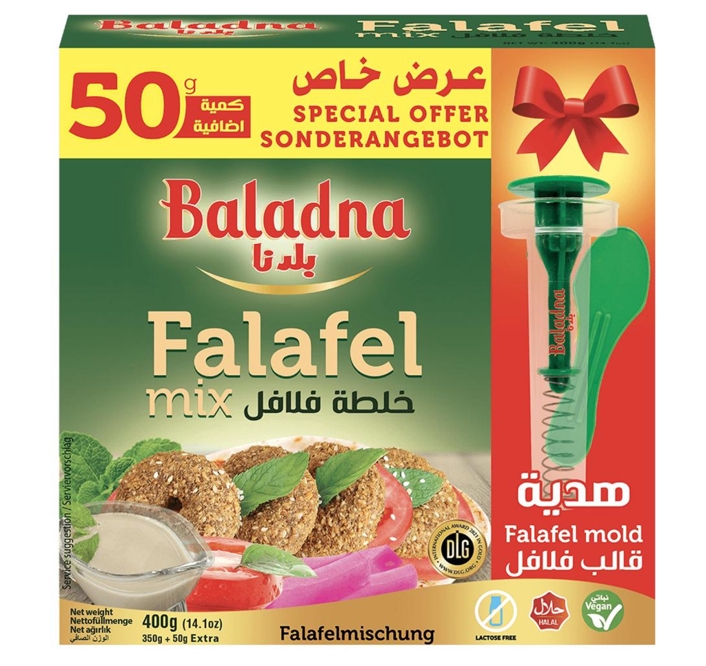Baladna Falafel Mix + Kaleb 400g x12