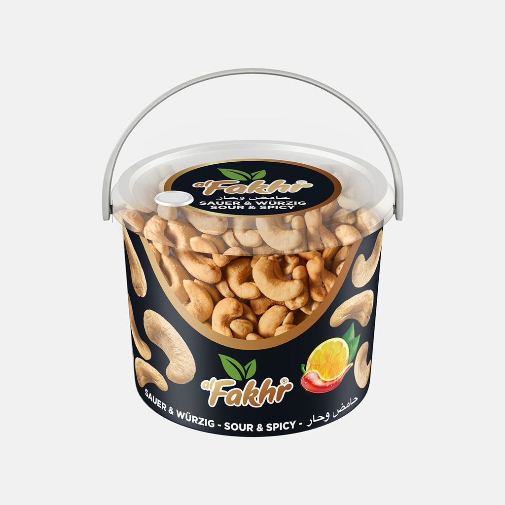 AlFakhr Mixed Nuts Roasted Spicy 6x900g