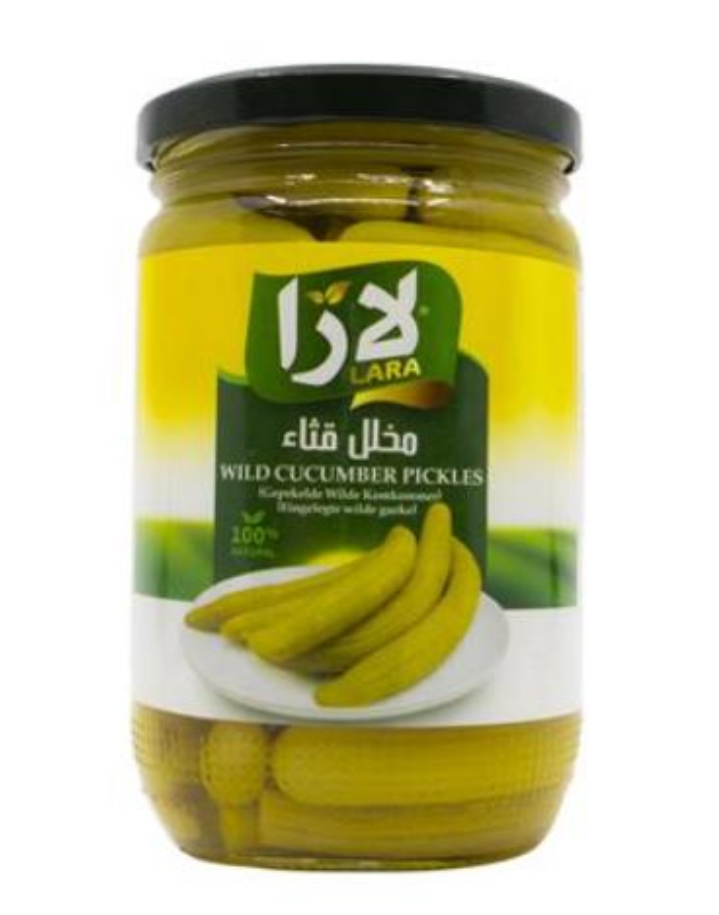 Lara Wild Cucumber Pickles (Fakkous Barré) 4x1.8kg